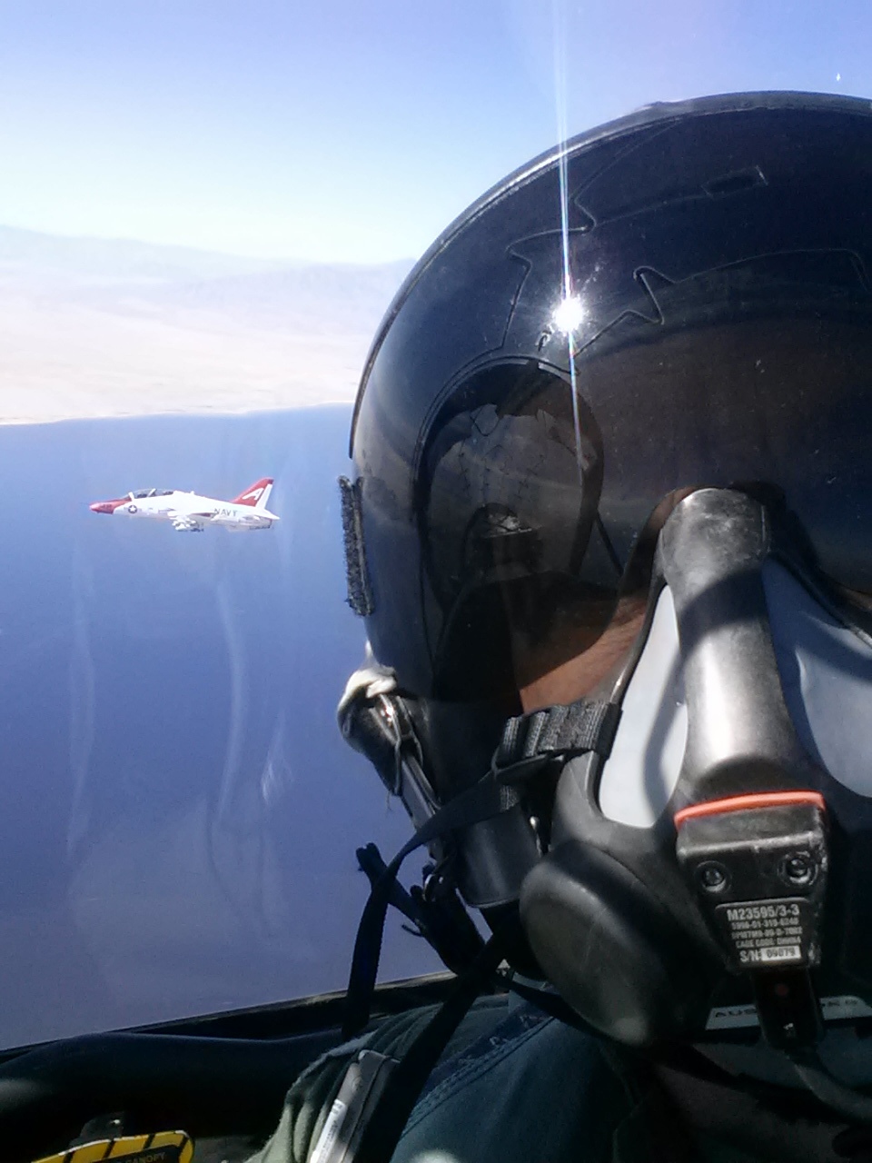 Ben “Big Papa” Ausbrooks in the cockpit